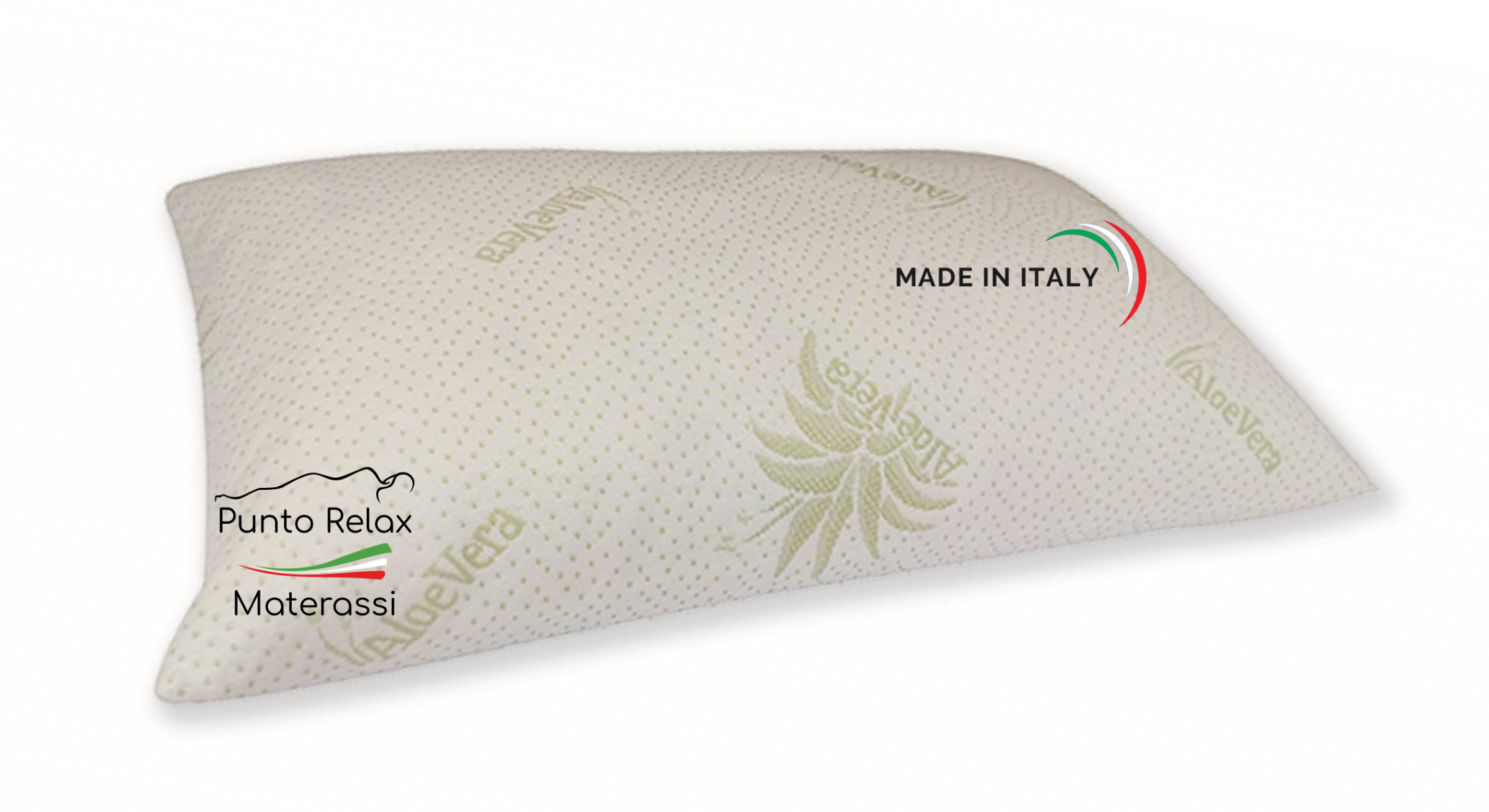 Cuscino Memory Fiocco Aloe Vera, Anallergico, Anti acaro - Punto Relax Materassi