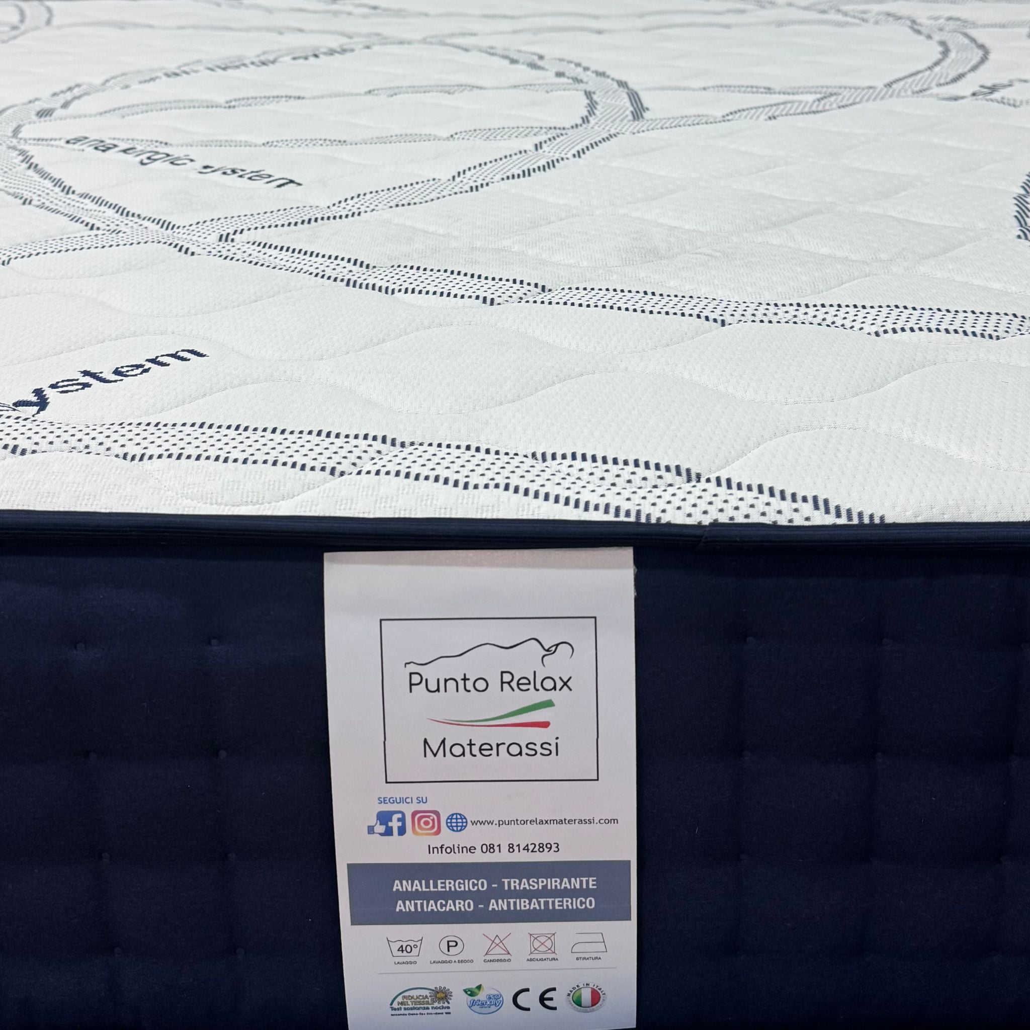 Materasso Memory Foam "Blue" Altezza 25cm - Grado di rigidità 7.5/10