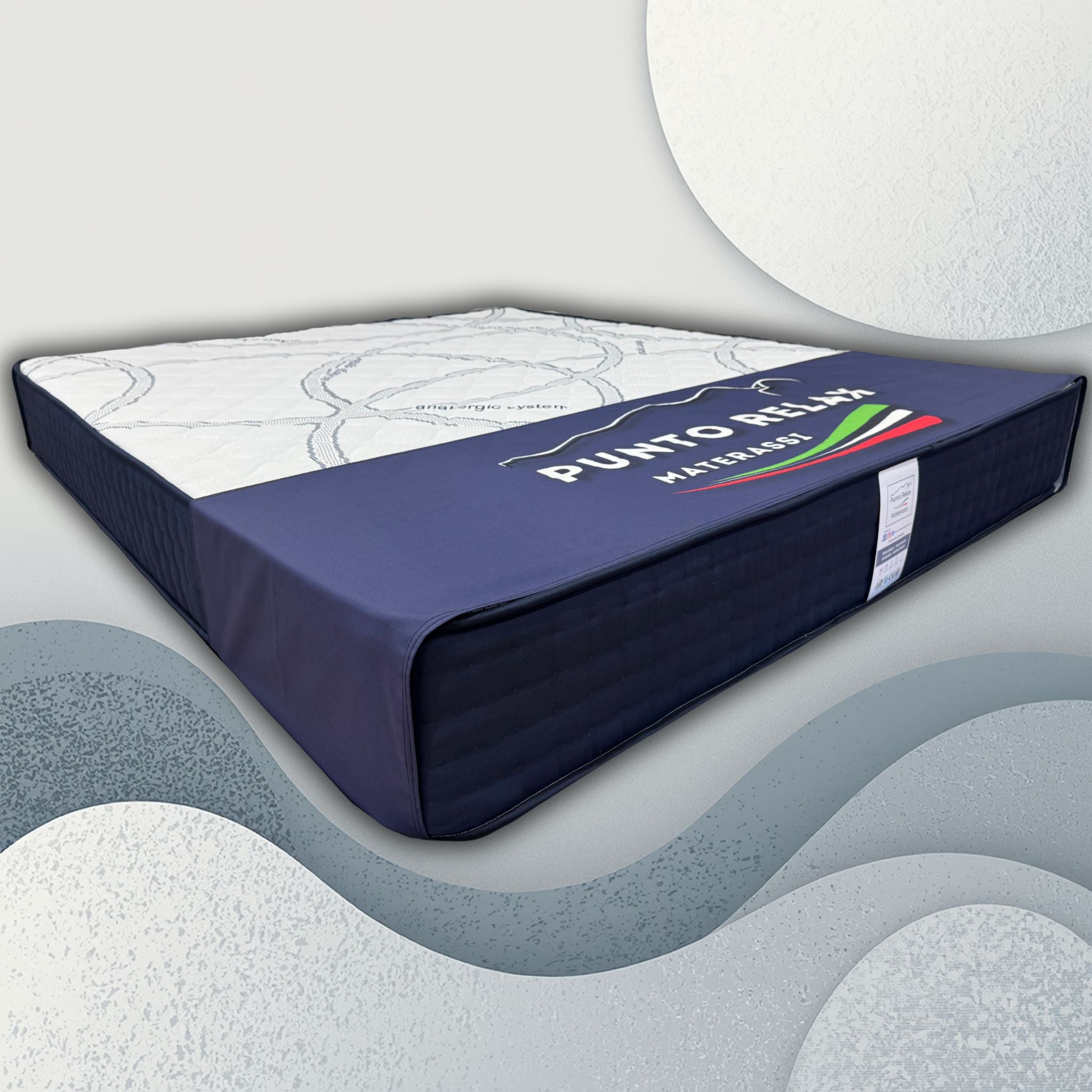 Materasso Memory Foam "Blue" Altezza 25cm - Grado di rigidità 7.5/10