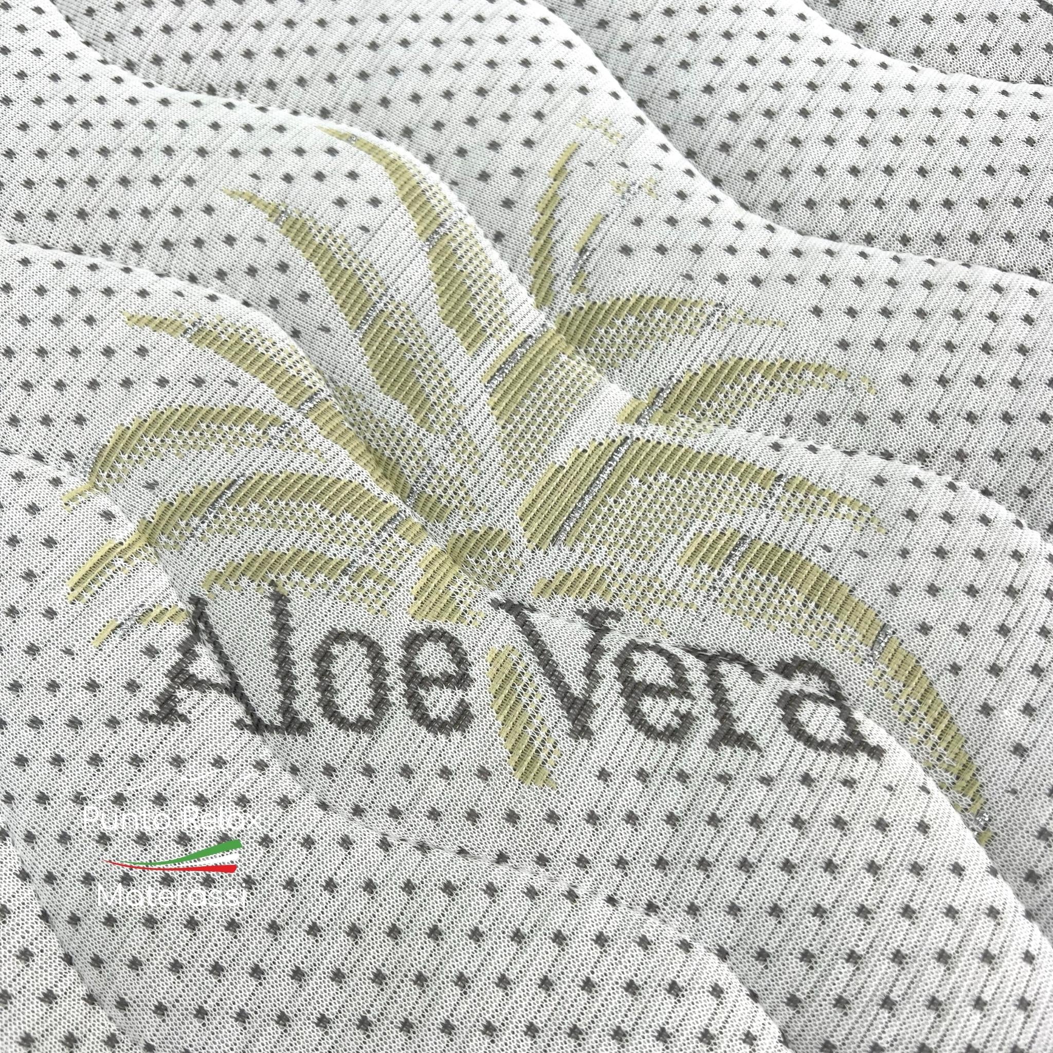 Materasso Memory Foam Sfoderabile "Cielo Plus" Altezza 26, 7 Zone Differenziate, Aloe Vera 6/10