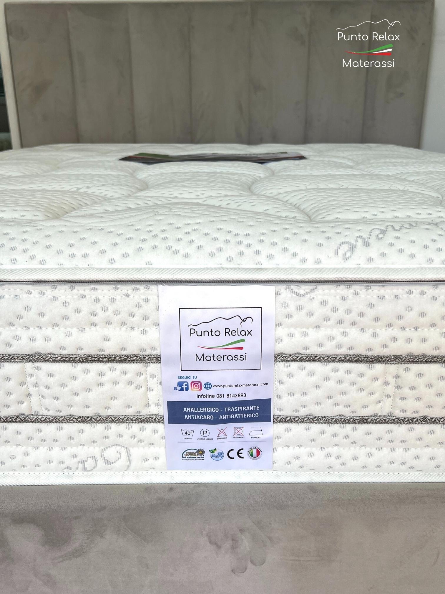 Materasso Memory 5 Strati, Indeformabile Altezza 30cm Sfoderabile Qualità Garantita Grado di Rigidità 7/10 - Punto Relax Materassi